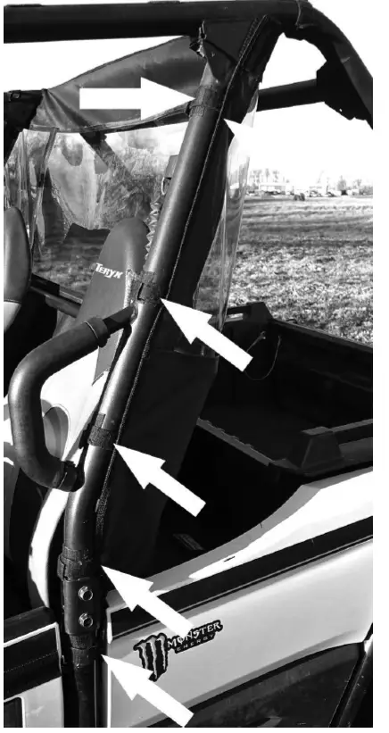 FALCON RIDGE Kawasaki Teryx 800 Cab Enclosure 6