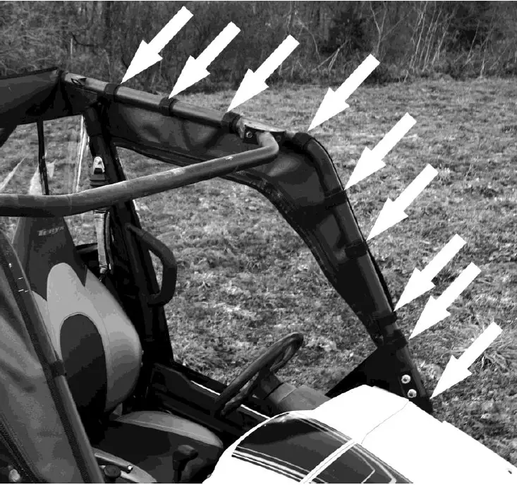 FALCON RIDGE Kawasaki Teryx 800 Cab Enclosure 9