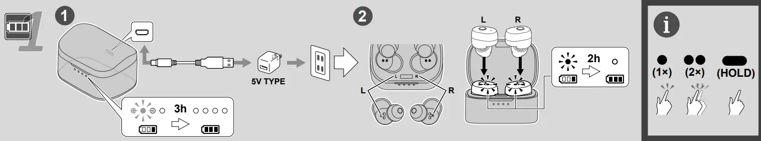 JVC Truly Wireless Earbuds Headphones-1