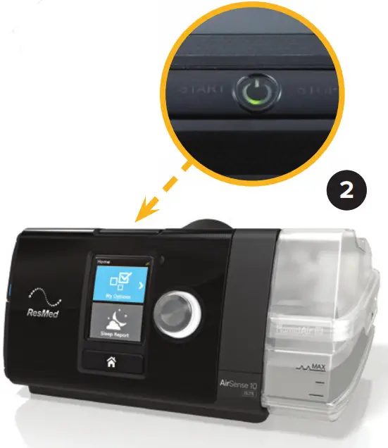 ResMed AirSense 10 - Relax and begin