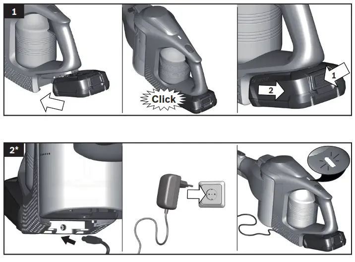 BOSCH BCS81BBS81BSS81 Unlimited Rechargeable Vacuum - Product Overview 2