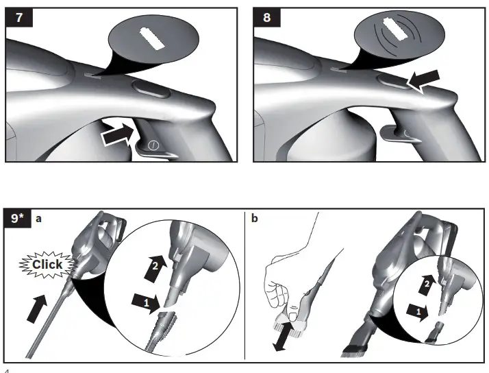 BOSCH BCS81BBS81BSS81 Unlimited Rechargeable Vacuum - Product Overview 5