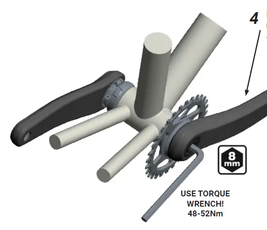 PRAXIS M30-THRU MTB Crank 4