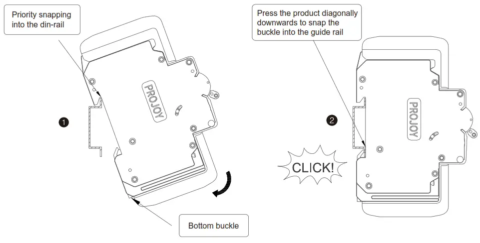 PROJOY electric PEBS-S Series DC Miniature Circuit Breaker - 1