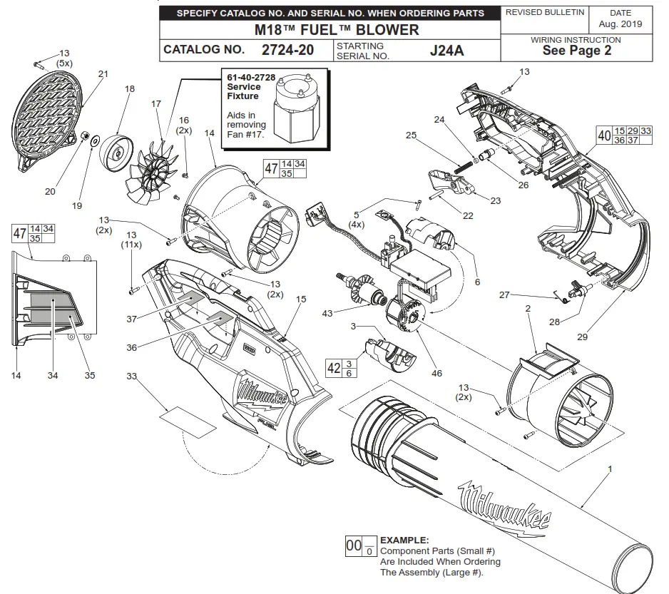 milwaukee 2724-20 M18 Fuel Blower - fig4