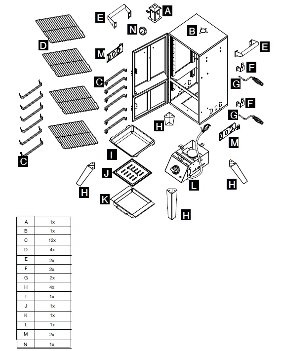 MUSTANG-KYMI-Gas-Smoker-User-M