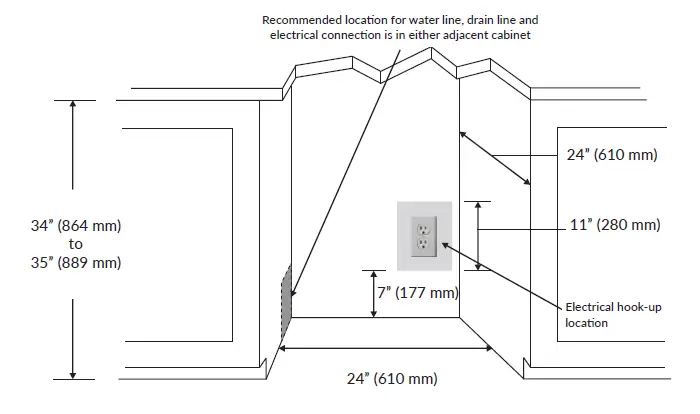 Yale-Appliance-YRD24-PR -24-Refrigerator-FIG-2