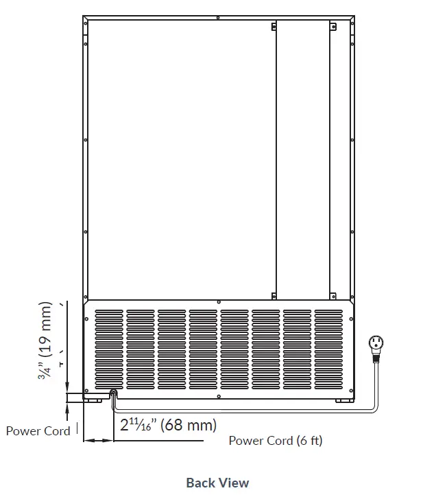 Yale-Appliance-YRD24-PR -24-Refrigerator-FIG-4