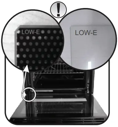 REMOVAL AND CLEANING OF THE GLASS DOOR