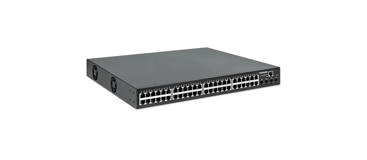 Intellinet 561587 48-port Gigabit Ethernet Poe+ Layer2+ Managed Switch Instructions Intellinet 561587 48-port Gigabit Ethernet Poe+ Layer2+ Managed Switch Instructions