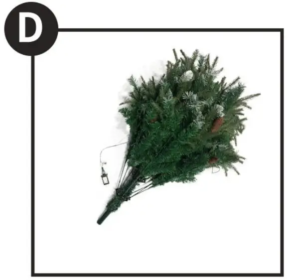 JOHN LEWIS 76031412 7 Ft Newington Pre lit Christmas Tree 9Ft Tree parts