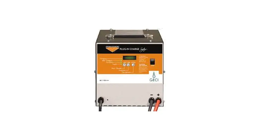 Geci Orange Diamond Charger Portable Plug-in Charger System User Manual