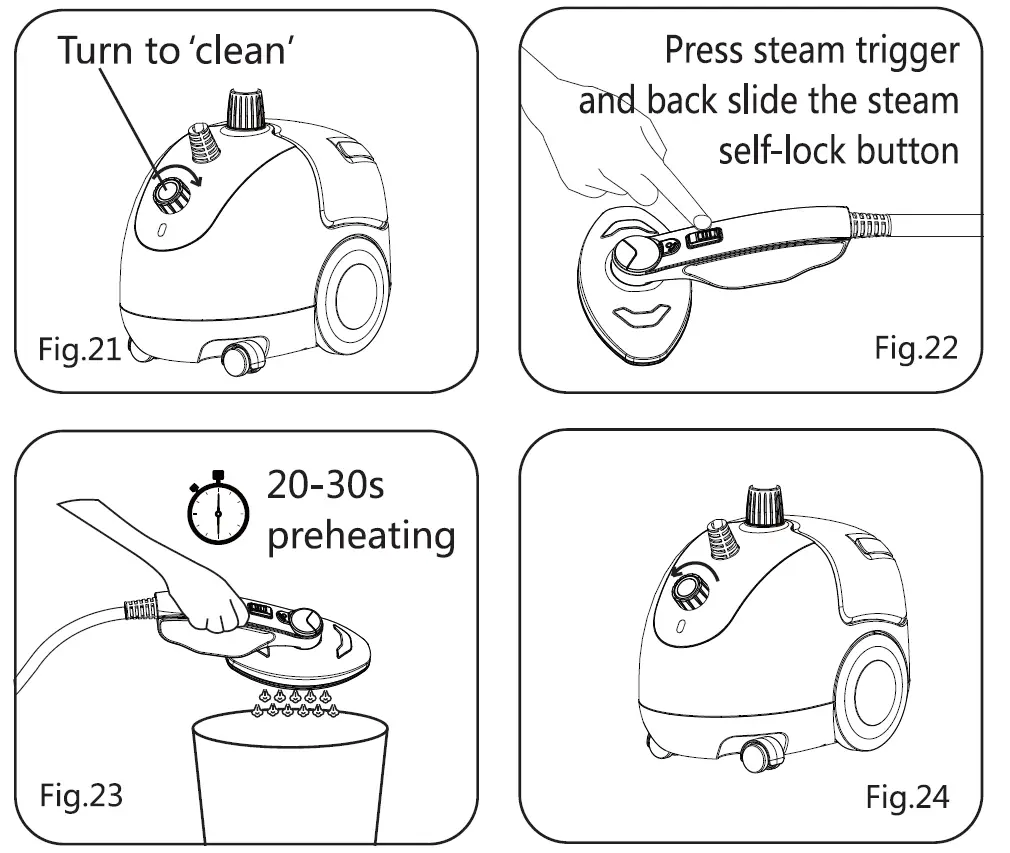 TICWELL Professional Steamer for Clothes-14