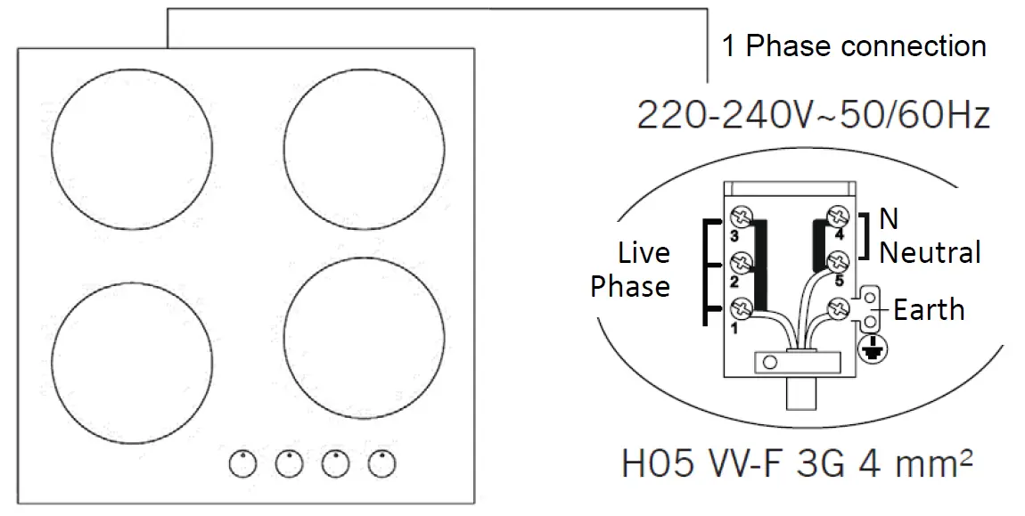 VIVAX BH-02T Series Built-In Ceramic Circuit Board 22