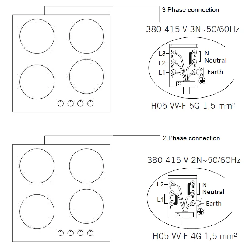 VIVAX BH-02T Series Built-In Ceramic Circuit Board 23