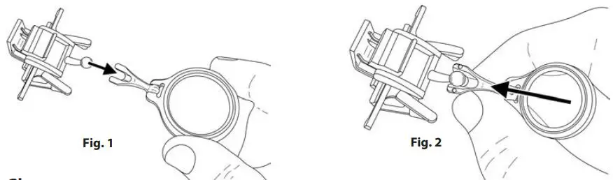 CARSON Eyeglass Magnifiers OL-57 Instructions - Figure 1,2
