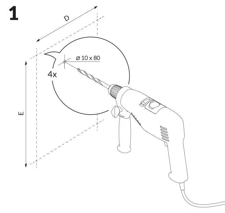 TERMA 2111BTU Rolo Towel Rail - Figure 1