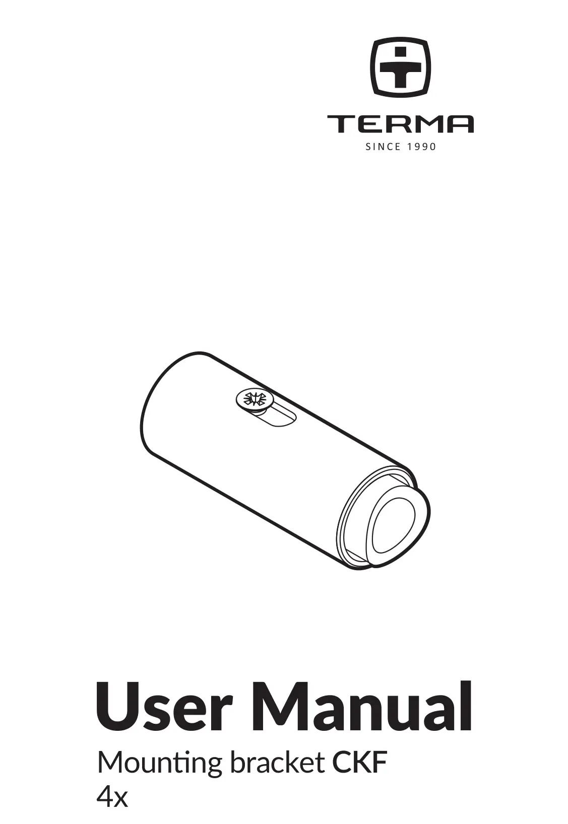 TERMA 2111BTU Rolo Towel Rail User Manual