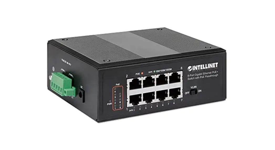 Intellinet 508827 8 Port Gigabit Ethernet Industrial Switch With 2 Sep Ports Instructions Intellinet 508827 8 Port Gigabit Ethernet Industrial Switch With 2 Sep Ports Instructions