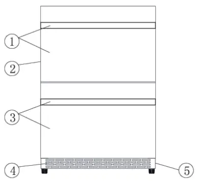 THOR TRF24U 24 Inch Indoor Outdoor Refrigerator Drawer - fig2