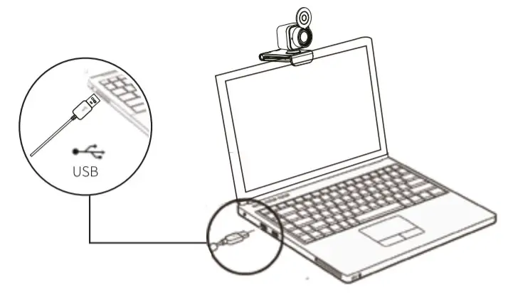 klipxtreme KWC-500 Laguham Full HD Video Streaming Webcam - Installation6