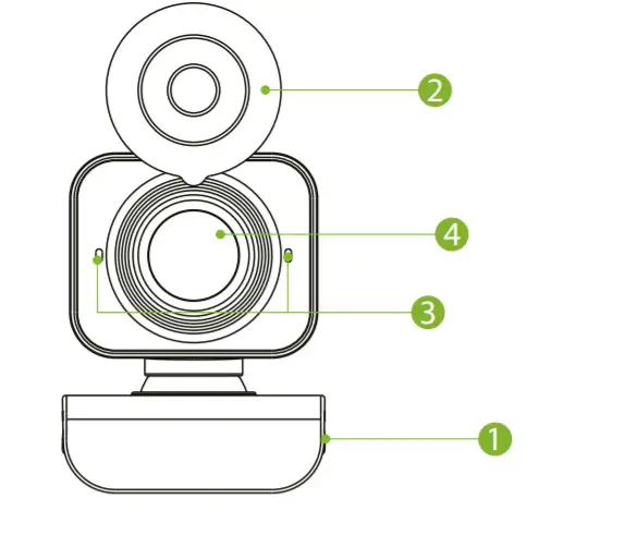 klipxtreme KWC-500 Laguham Full HD Video Streaming Webcam - overview