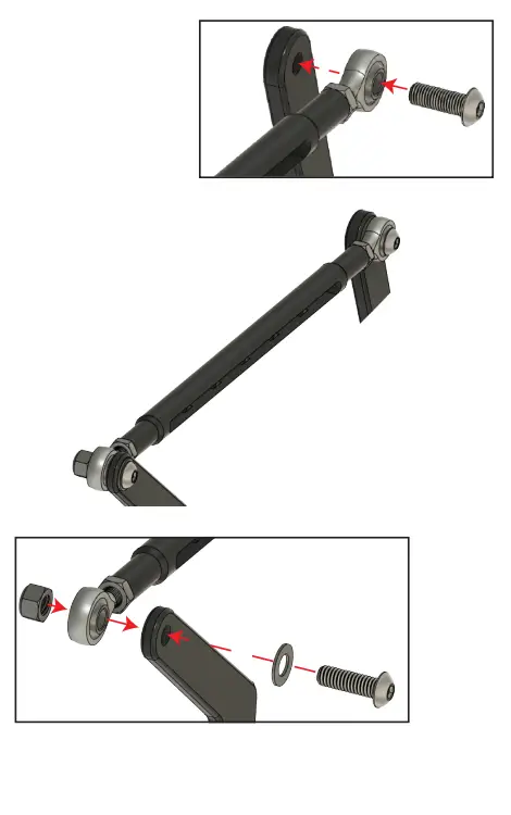 Joker MACHINE 08-10 Stalker Shift Linkage Rod 1