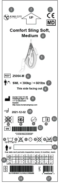 HUMAN CARE 25064 Slings 10