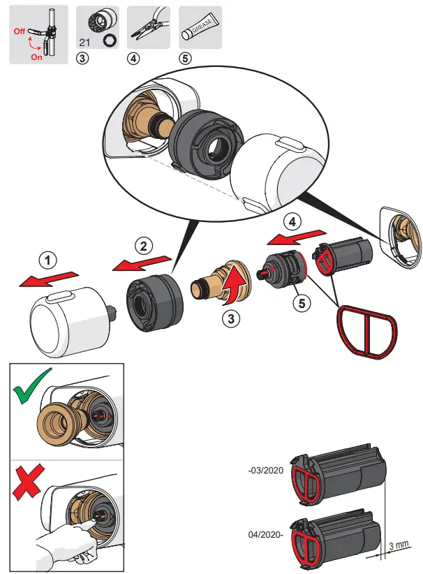 oras 7542-11 Esthete Wellfit Bathroom Equipment - Fig 2