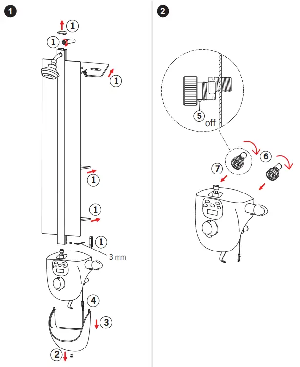 oras 7542-11 Esthete Wellfit Bathroom Equipment - Fig 7