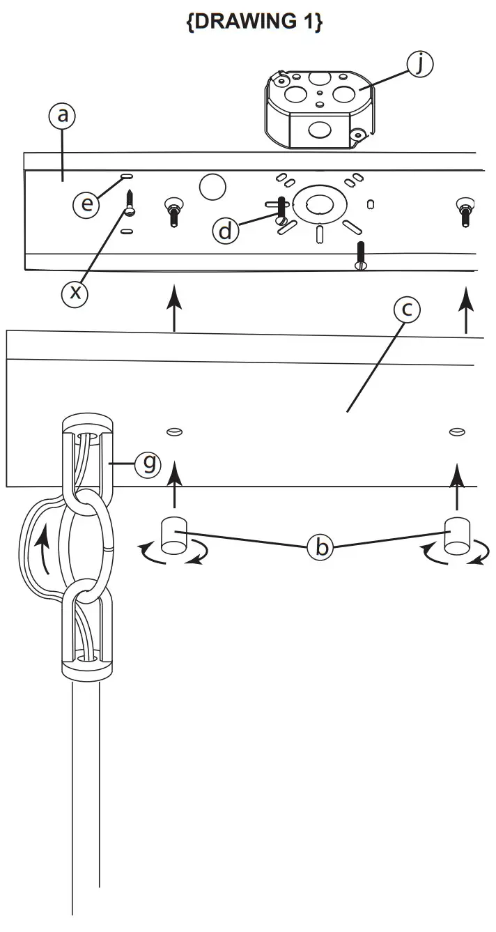 Capitol Lighting FR30106 Jolie 45 Inch LED Linear Suspension Light - fig 3