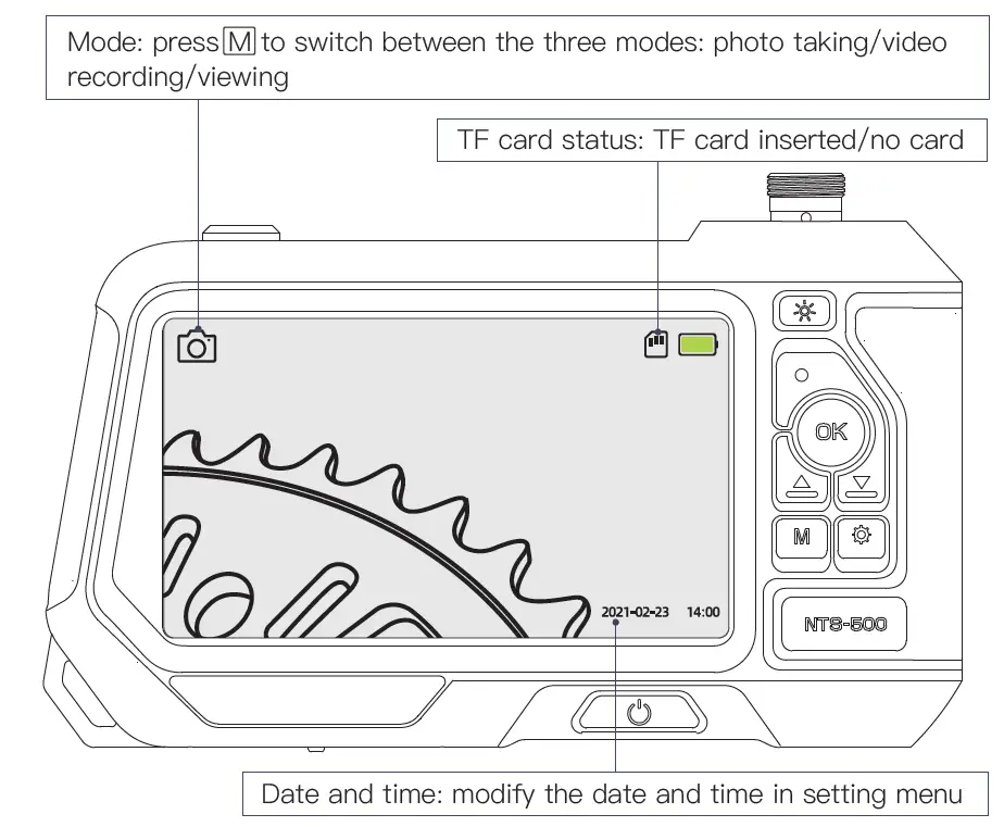 ANYKIT NTS500 Double Lens Endoscope 7