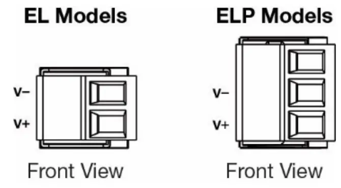 MOXA EDS-2005-EL EtherDevice Switch - connectors are shown