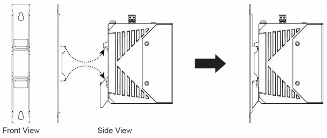MOXA EDS-2005-EL EtherDevice Switch - illustrated below