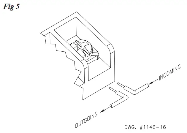 POTTER VSR S Series Waterflow Alarm Switch for Small Pipe - Switch Wiring 1