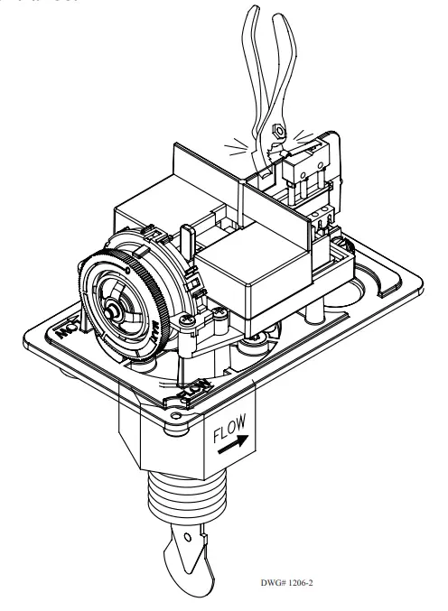 POTTER VSR S Series Waterflow Alarm Switch for Small Pipe - conduit entrance