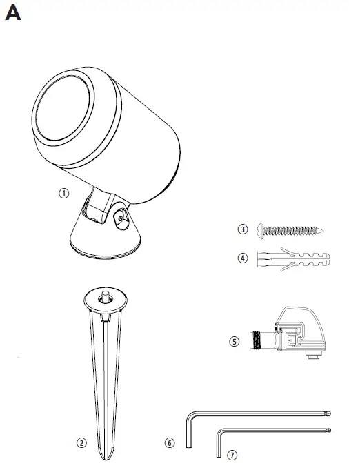 LiGHTPRO 178S 12V Low Voltage Castor 4 3.5W IP44 Dimmable Spotlight 1