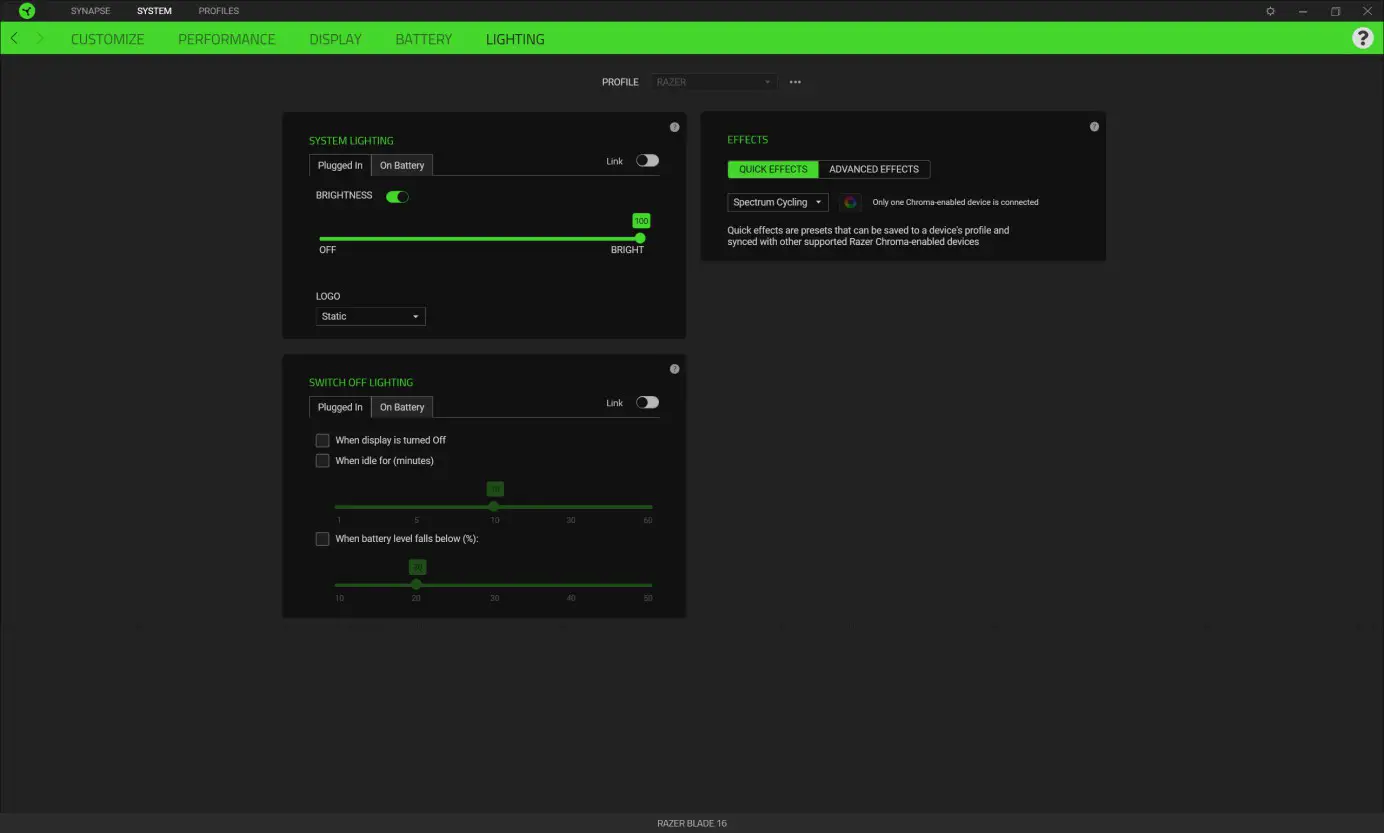 RAZER BLADE 16 RZ09 0483 Gaming Laptop - configuring 10