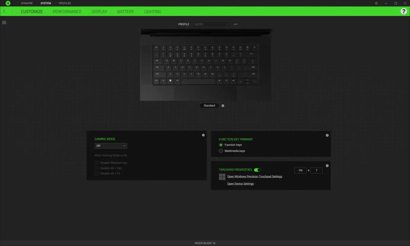 RAZER BLADE 16 RZ09 0483 Gaming Laptop - configuring 4