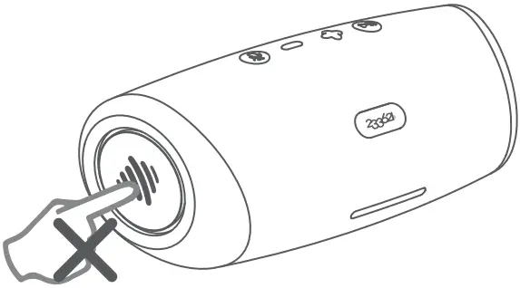 233621 SEED Wireless Portable Bluetooth Speaker - passive driver