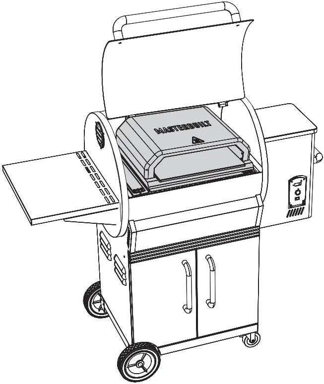 MASTERBUILT MB20181722 Pizza Oven A8
