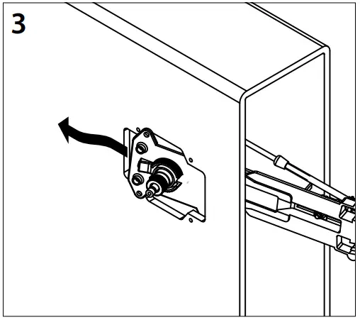 vetus AFSTZIJ Mechanical Remote Engine Control - mechanism through
