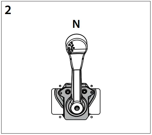vetus AFSTZIJ Mechanical Remote Engine Control - neutral position
