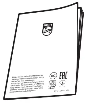 PHILIPS TAH5205 Headphones --- Safety