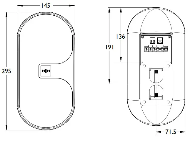 HH ELECTRONICS TNi-W4 Wall Mounted Loudspeaker - TNi-W4