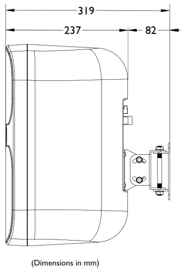 HH ELECTRONICS TNi-W4 Wall Mounted Loudspeaker - TNi-W8 1