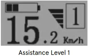 retrospec 210000007135 Jax Rev Folding Bike - Assistance Level Selection