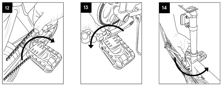 retrospec 210000007135 Jax Rev Folding Bike - Check Pedal Tightness