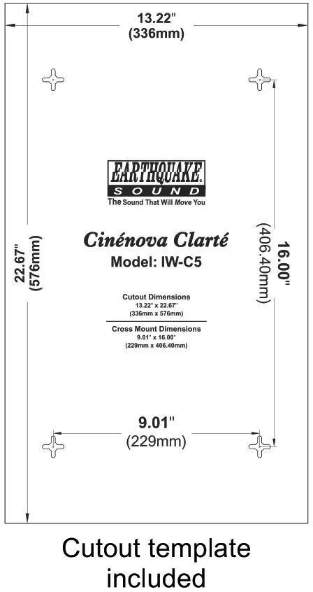 EARTHQUAKE OW-C5 Cinenova -LOCATE & MARK STUD