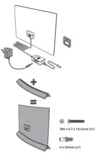 OneForAll Ultra Flat Indoor TV Antenna SV9440 -fig2